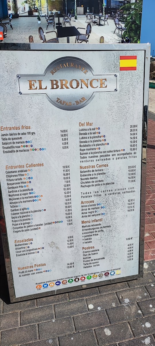 Menu Restaurante El Bronce Santa Pola-4